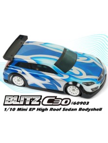 BLITZ - CARROZZERIA VOLVO C30    210mm BLITZ PER TELAIO MINI TAMIYA