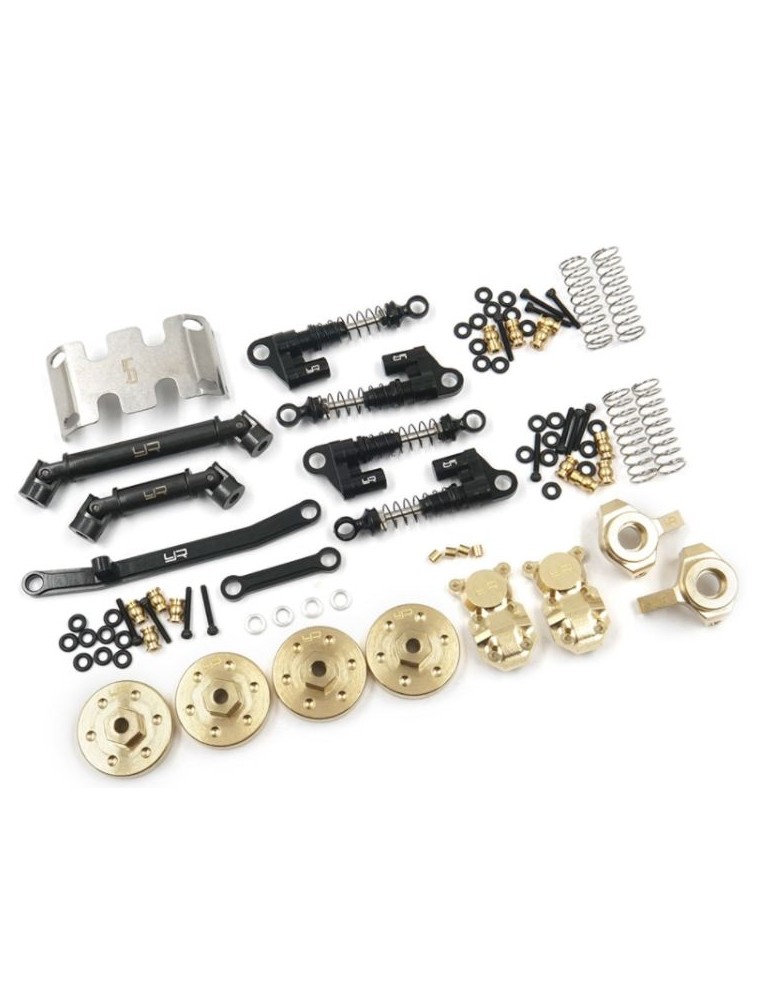 Yeah Racing - Kit in metallo per Axial scx24 C10 per interasse 133,7mm