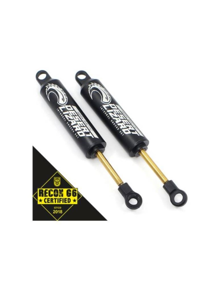 Yeah Racing - Ammortizzatori neri 90mm Desert Lizard scaler 2pz molla interna