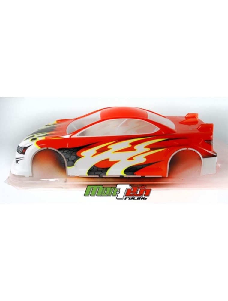 Mon-Tech Racing - CARROZZERIA IS200 PRE TAGLIATA 190mm ASFALTO PER XRAY T4