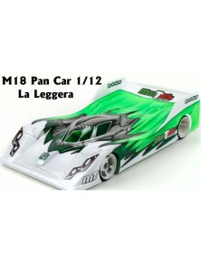 Mon-Tech Racing - Carrozzeria M-18 Leggera Pan Car 1/12 M18 trasparente