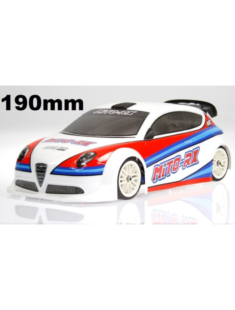 Mon-Tech Racing - Carrozzeria Alfa Mito RX 190mm 1/10 Trasparente