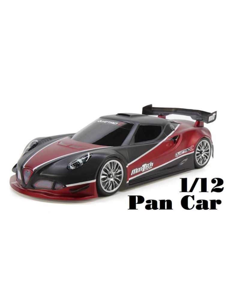 Mon-Tech Racing - Carrozzeria Alfa Romeo 4C GT12 Pan Car 1/12 trasparente