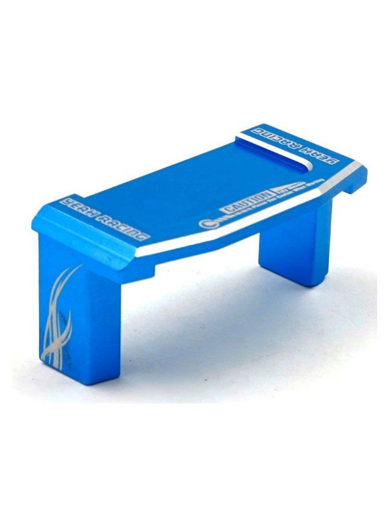 Yeah Racing - Supporto servo in alluminio blu per TT02 Tamiya