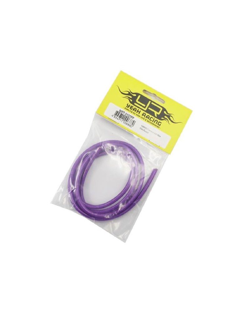 Yeah Racing - Cavo trasparente viola 12AWG 1mt