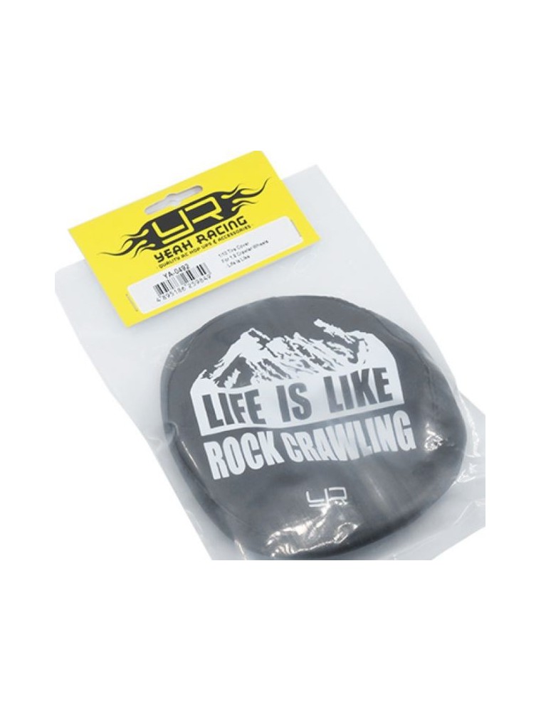 Yeah Racing - Cover ruota di scorta 1.9 1/10 Life is Like Rock Crawling