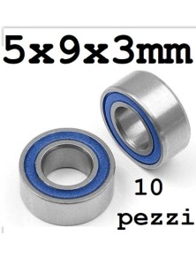 Yeah Racing - Cuscinetti 5x9x3mm 10pz con schermatura in teflon