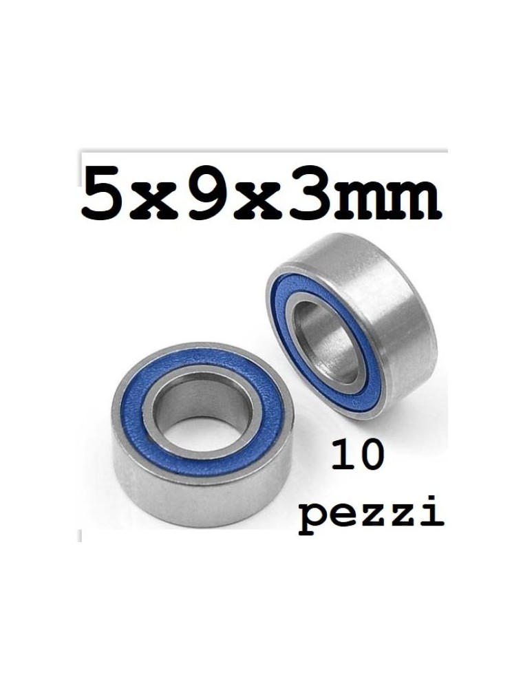 Yeah Racing - Cuscinetti 5x9x3mm 10pz con schermatura in teflon