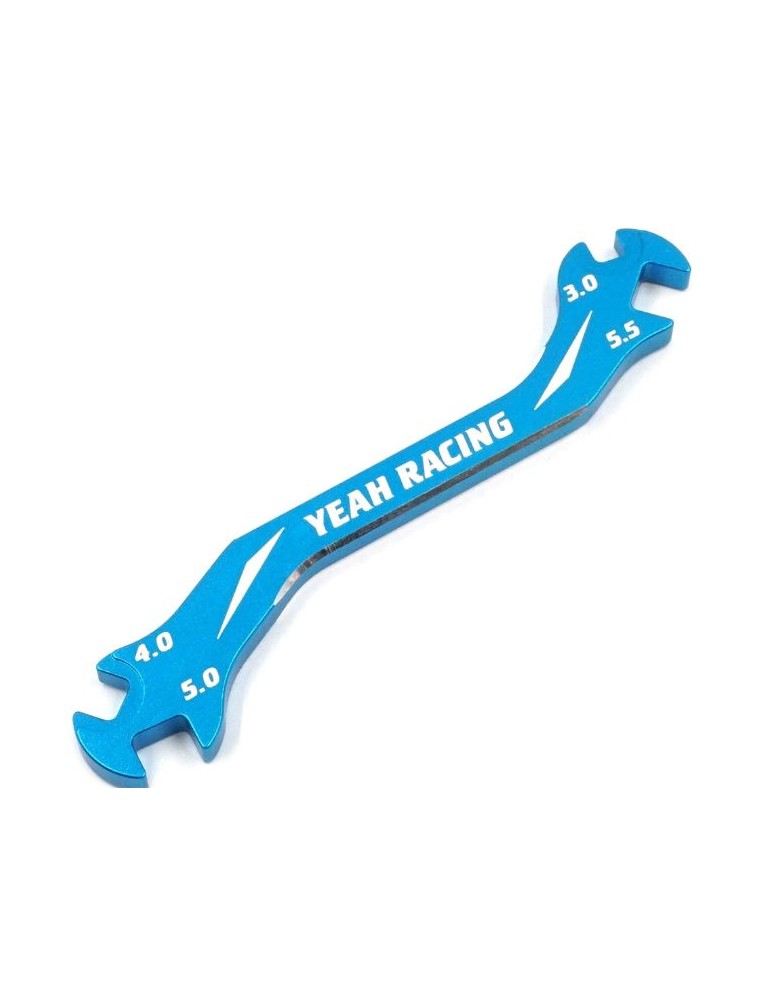 Yeah Racing - Chiave multi uso in ergal blu per regolazione tiranti multi misura