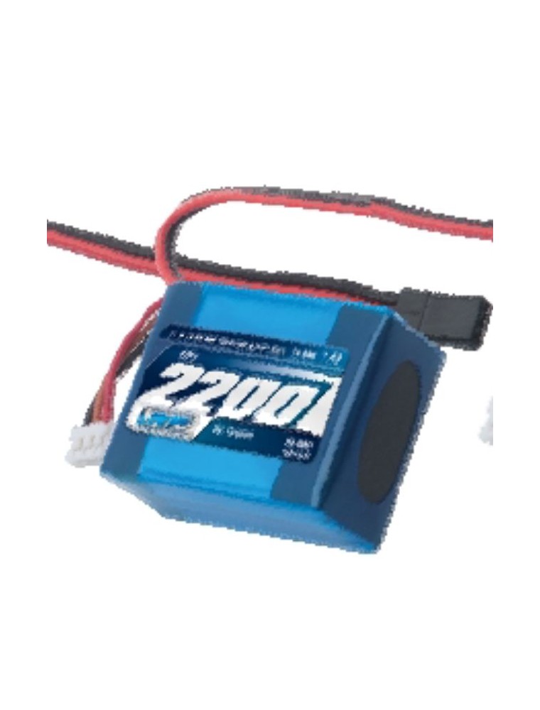 LRP - PACCO LiPo RX 7,4v 2200mAh 3+2 51X38X20mm peso 82gr