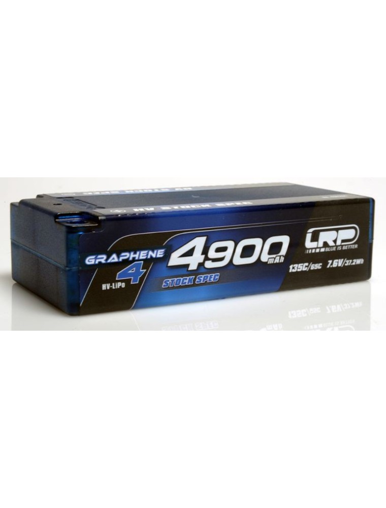 LRP - LiPo Shorty 7,6v 4900mAh 65/135c Graphene-4 HV Stock Spec