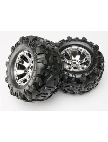 Traxxas - GOMME CANYON    PER SUMMIT 1/8 INCOLLATE SU CERCHI 3.8    2pz