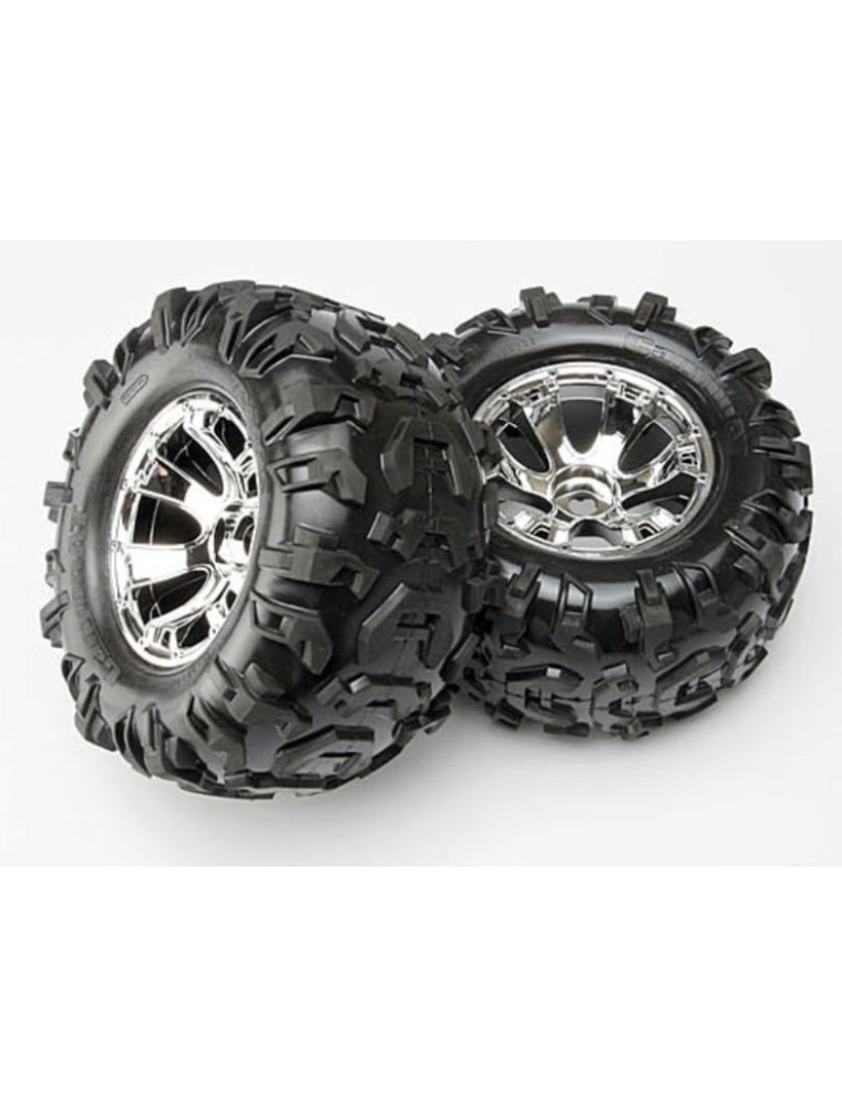 Traxxas - GOMME CANYON    PER SUMMIT 1/8 INCOLLATE SU CERCHI 3.8    2pz