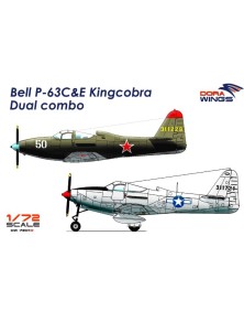 Dora Wings - Dora Wings Bell P-63C&E Kingcobra 1/72 dual combo