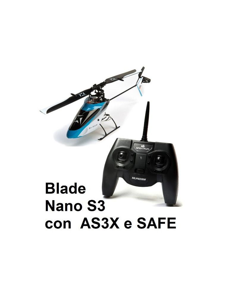 Blade - Blade Nano S3 RTF micro ely acrobatico con radio mode 2