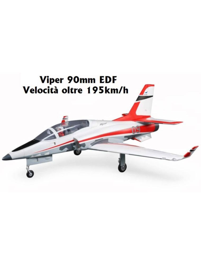 E-Flite - Viper 90mm EDF Jet BNF Basic con AS3X & SAFE Select