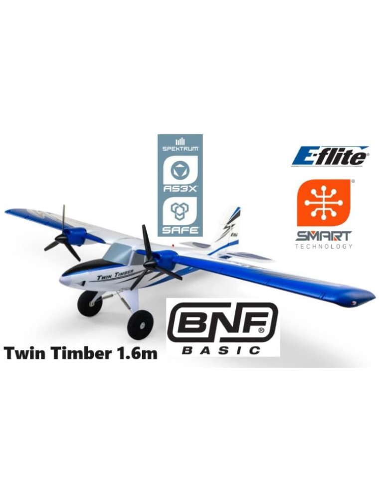 E-Flite - Twin Timber 1.6m BNF-B