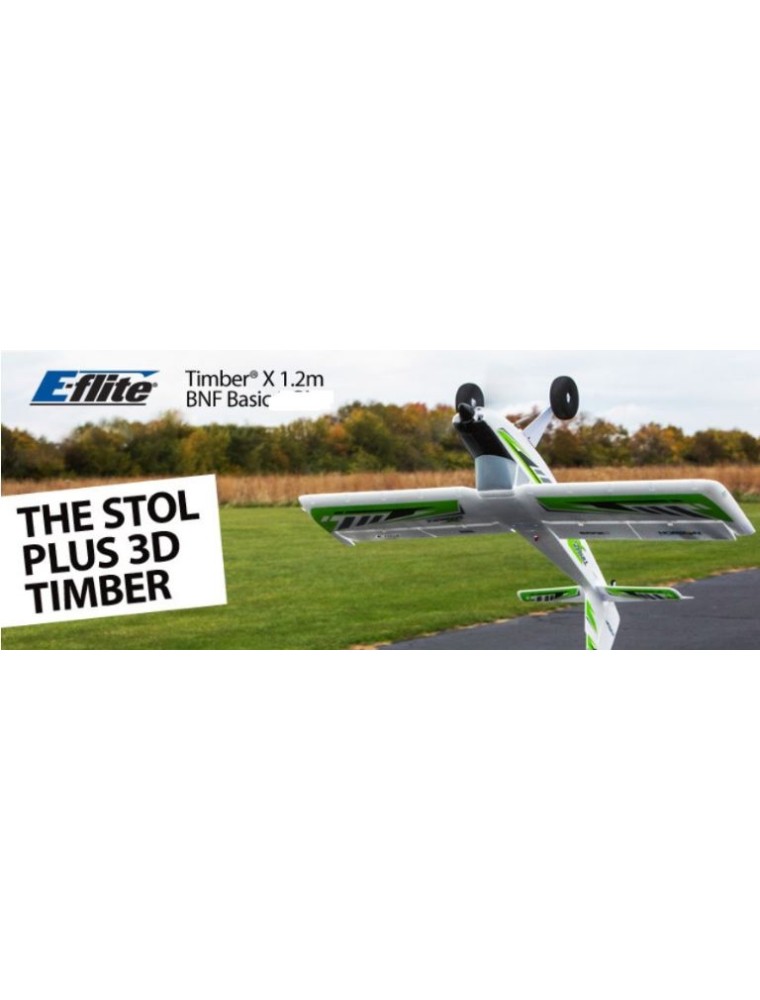 E-Flite - Timber X BNF Basic with Safe Select apertura alare 1200mm