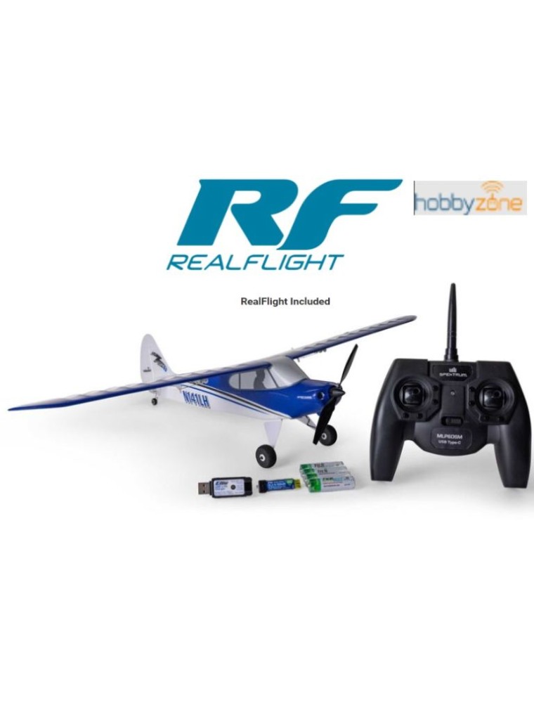 Hobbyzone - Sport Cub  S2 615mm montato con radio mode2 e simulatore di volo