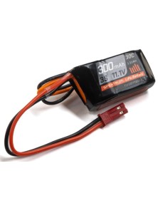 Spektrum - LiPo 3s 11,1v 300mAh 30C connettore BEC JST