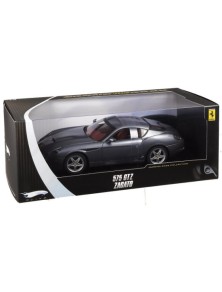 Hot Wheels - FERRARI 575 GTZ ZAGATO    1/18 ARGENTO