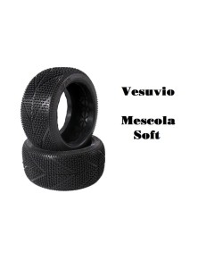 Hotracetyres - Solo gomme Vesuvio Soft 1/8 2pz senza cerchi ne mousse