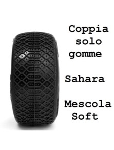 Hotracetyres - Solo gomme Sahara soft 2pz 1/8 senza cerchi ne mousse