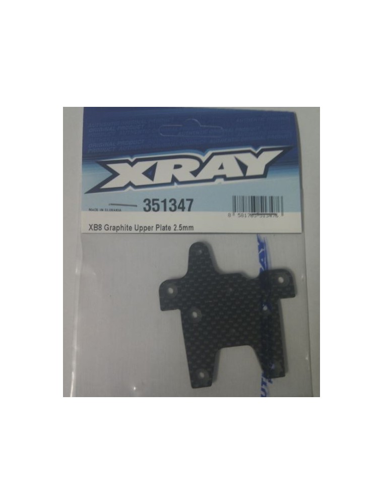 XRay - PIASTRA SUPERIORE     XB8 2014 IN GRAFITE