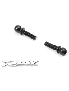 XRay - Uniball a sfera da 4,9mm filettata M3 lungo 10mm  T4 2015 2pz trattata