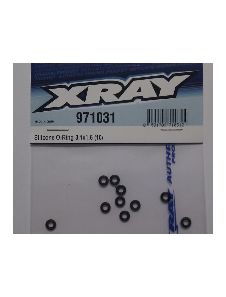 XRay - O-RING AMMORTIZZATORI 10pz NT1 IN SILICONE ANCHE PER T1 E T2