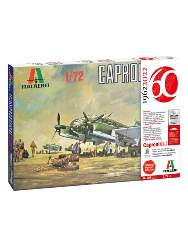 Italeri - Caproni Ca. 313/314 1/72 Vintage Special Anniversary Edition