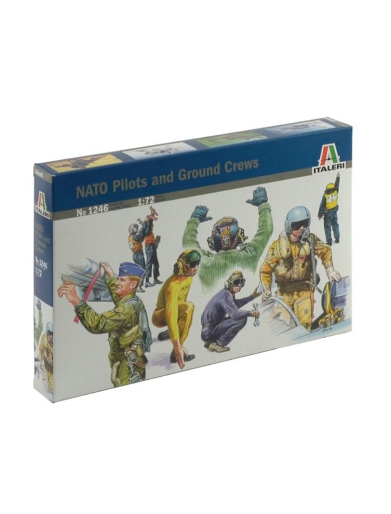 Italeri - Nato pilots and ground crew 1/72 piloti con personale di terra