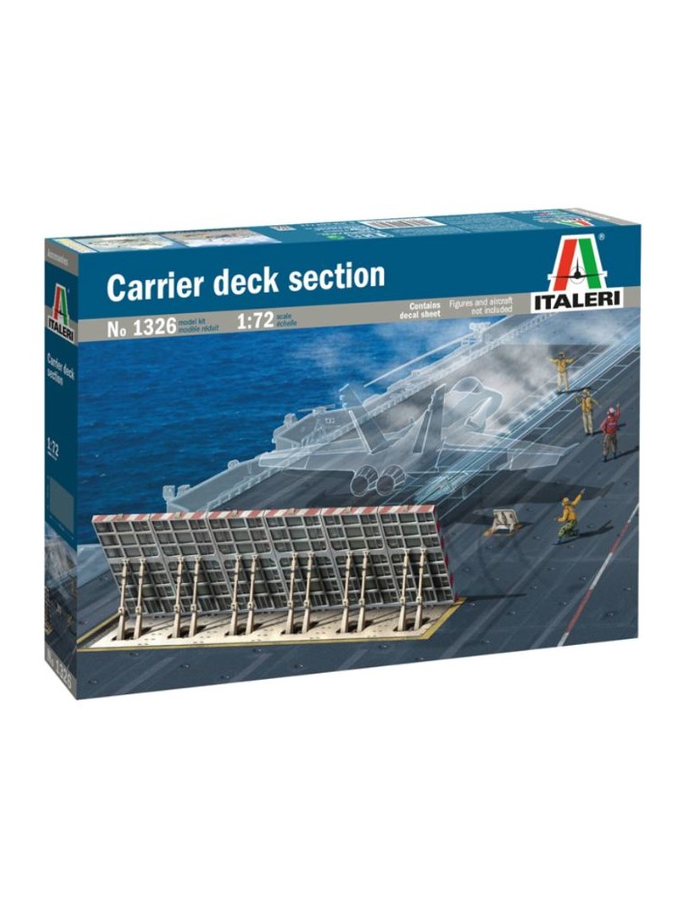 Italeri - Sezione del ponte di volo portaerei 1/72 Carrier Deck Section