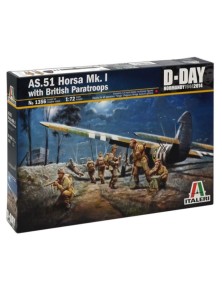 Italeri - AS51 HORSA Mk.I 1/72 CON PARACADUTISTI INGLESI