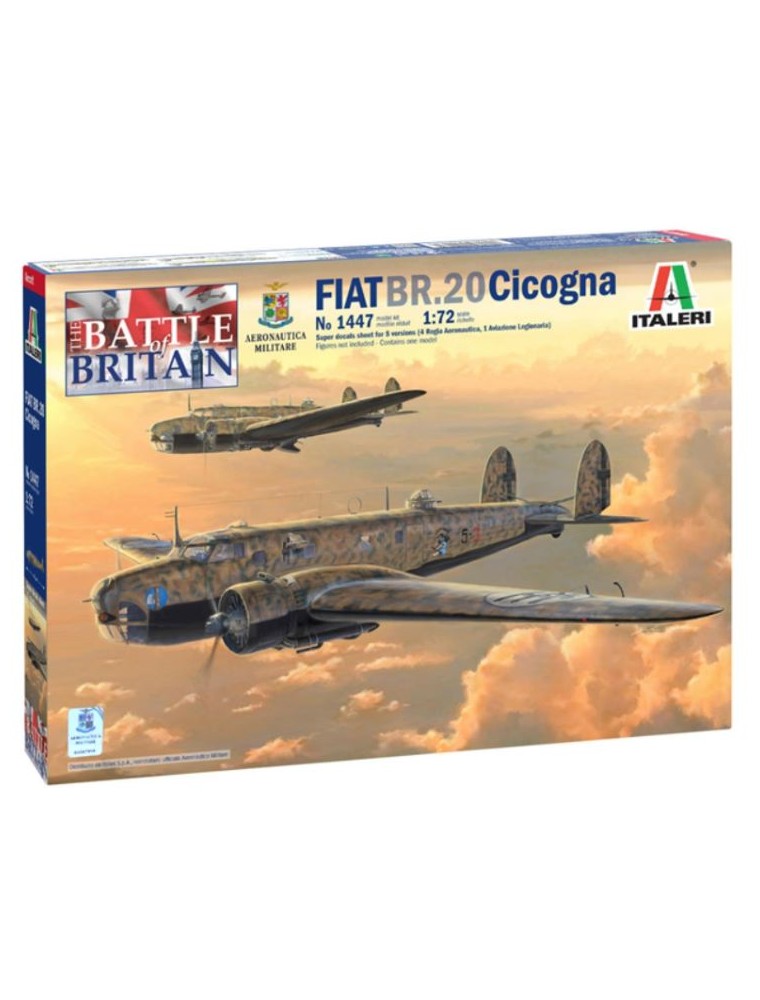 Italeri - Fiat BR20 Cicogna Battle Of Britain 1/72