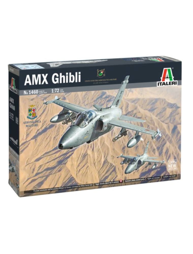 Italeri - AMX Ghibli 1/72 decal per versione 13ｰ gruppo 32ｰ stormo Amendola AB