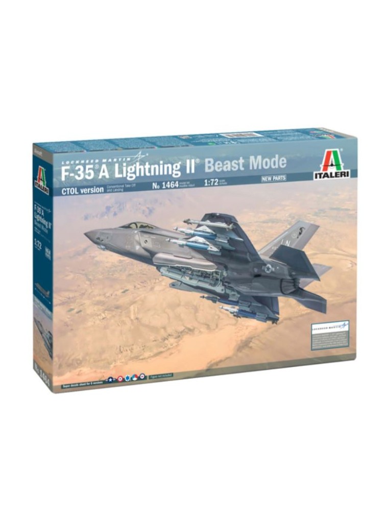 Italeri - F-35A Lightning II CTOL version (Beast Mode) 1/72 F35A