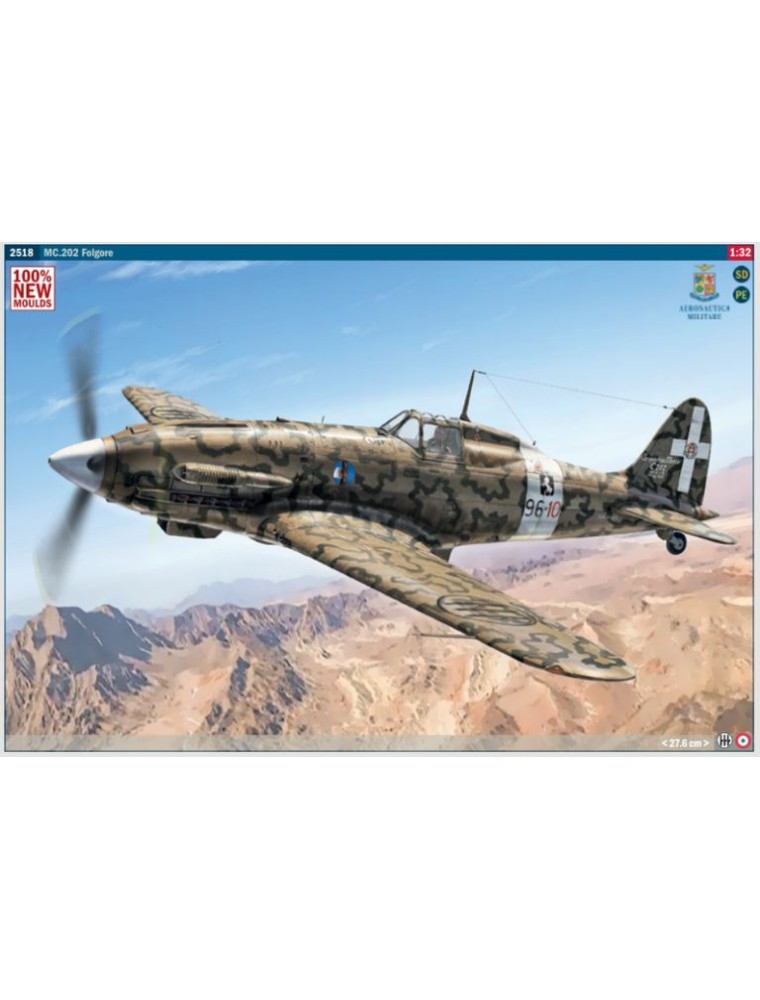 Italeri - Macchi MC.202 Folgore 1/32 nuovi stampi MC202