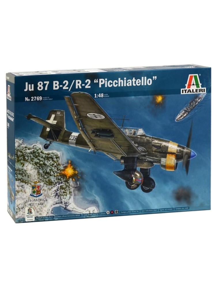 Italeri - JU87 B2/R2 Stuka 1/48 Picchiatello con fotoincisioni