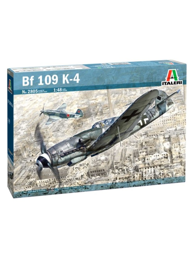 Italeri - Messerschmitt BF109 K-4 1/48 in 4 versionidi cui una Italiana