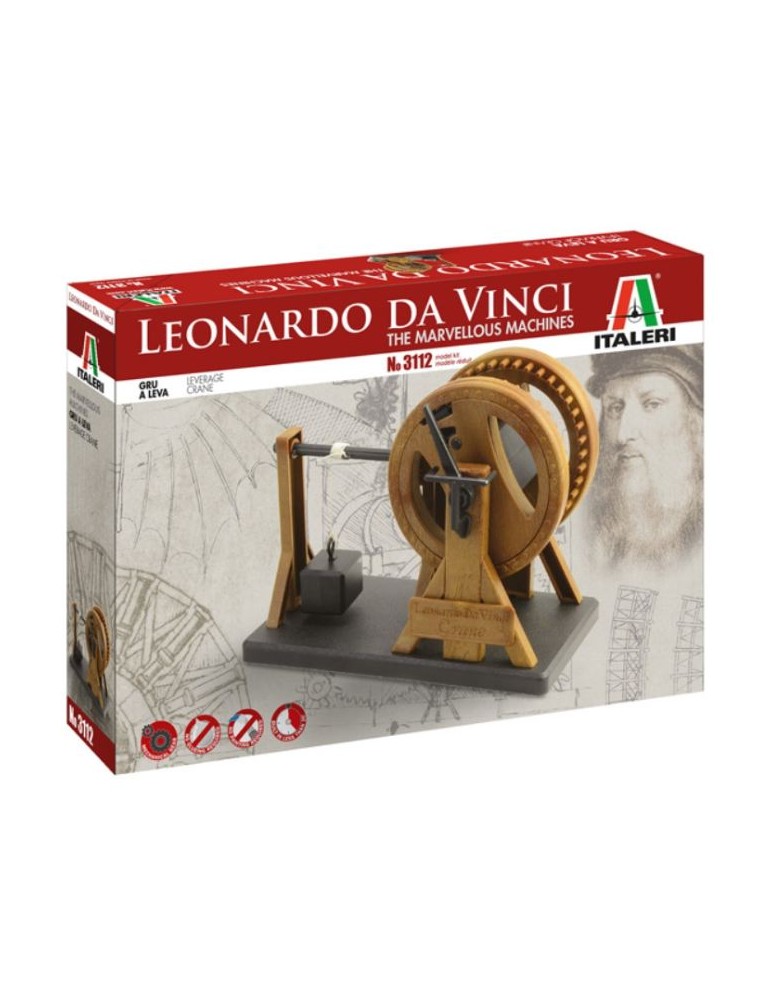 Italeri - LEVERAGE CRANE        LEONARDO DA VINCI GRU A LEVA