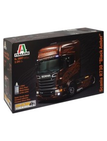 Italeri - CAMION SCANIA R730 V8     1/24 BLACK AMBER