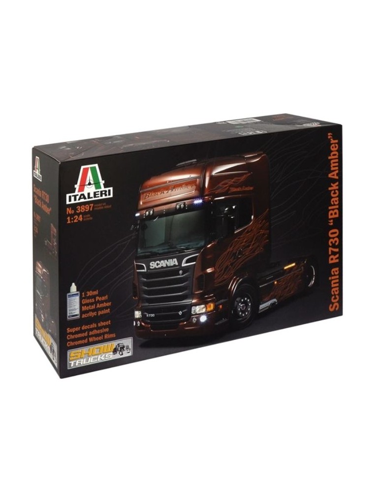 Italeri - CAMION SCANIA R730 V8     1/24 BLACK AMBER