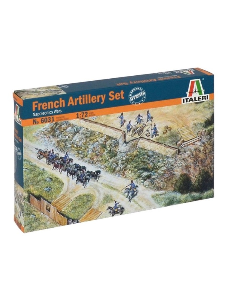 Italeri - CAMPO BATTAGLIA FRANCESE  1/72 ARTIGLIERIA GUERRA NAPOLEONICA