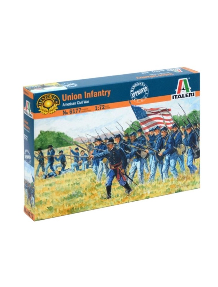 Italeri - FANTERIA DELL'UNIONE      1/72 GUERRA CIVILE AMERICANA