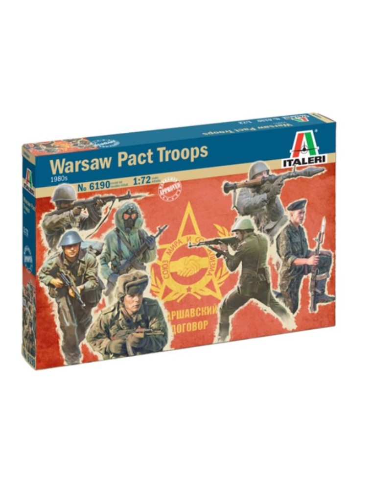 Italeri - Truppe del patto di Varsavia 1/72 Warsaw Pact Troops (1980s)