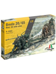 Italeri - Breda 20/65 con equipaggio 1/35 cannone/mitragliera italiano