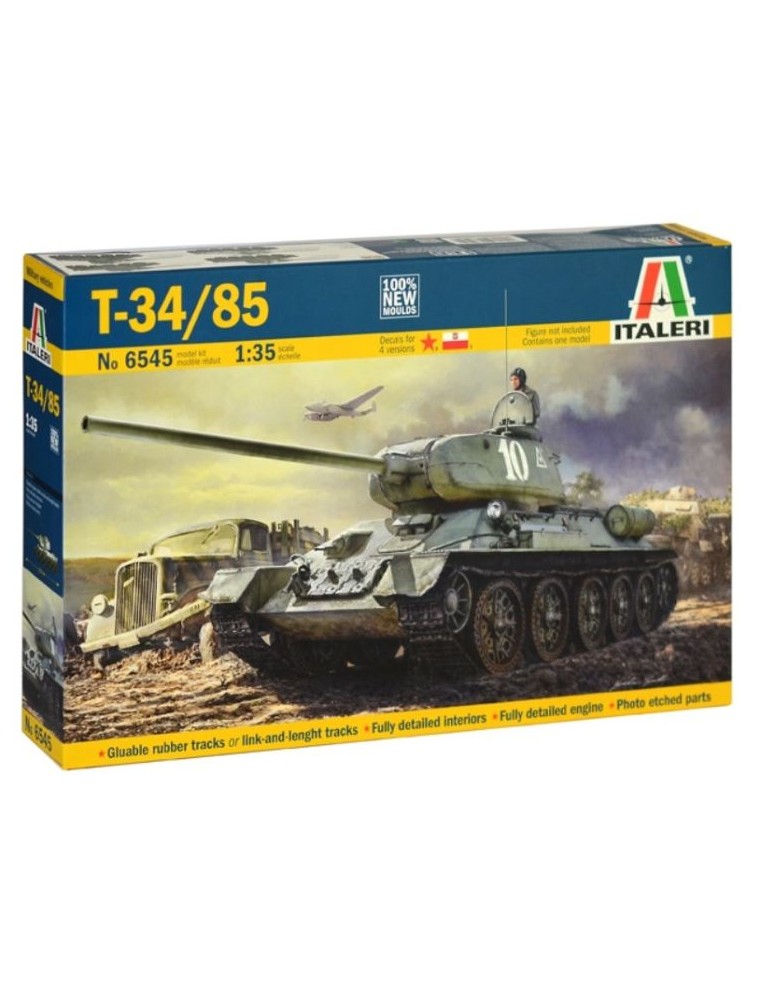 Italeri - CARRO RUSSO T34/85        1/35 ZAVOD 183 Mod. 1944