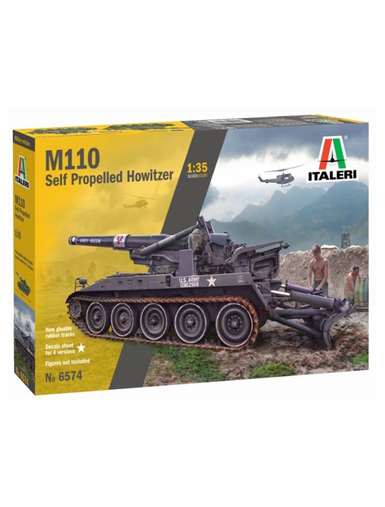 Italeri - Semovente di artiglieria M110 A1 1/35 US Army Vietnam