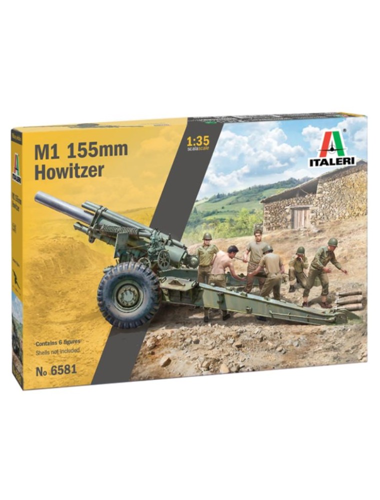 Italeri - Obice M1 155mm Howitzer With Crew 1/35